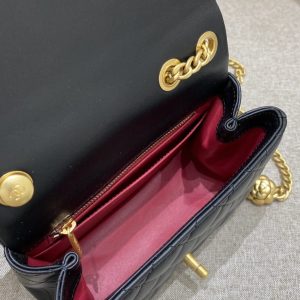 Replica CHANEL Camellia Flap Black - high-end fake designer purse