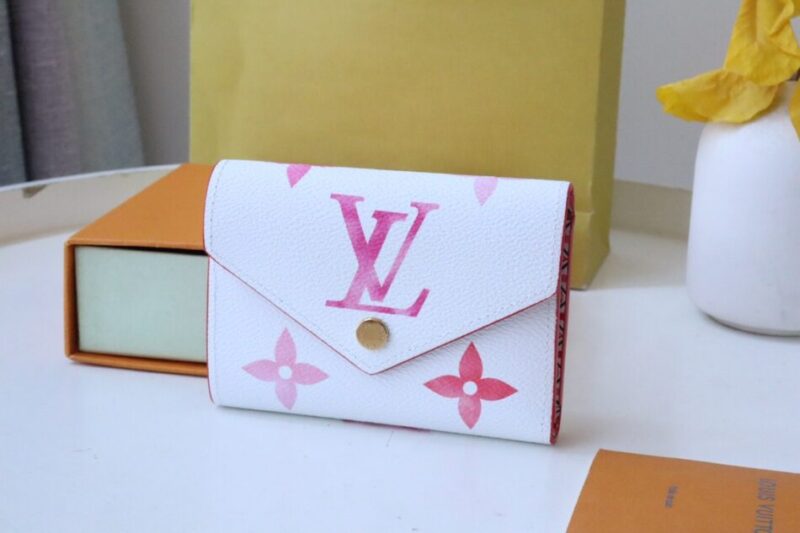 Replica Louis Vuitton Victorine Wallet White&Pink - high-quality designer bag clone