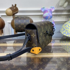 Replica Louis Vuitton Steamer Wearable Wallet Brown&Yellow - 1:1 designer replica handbag