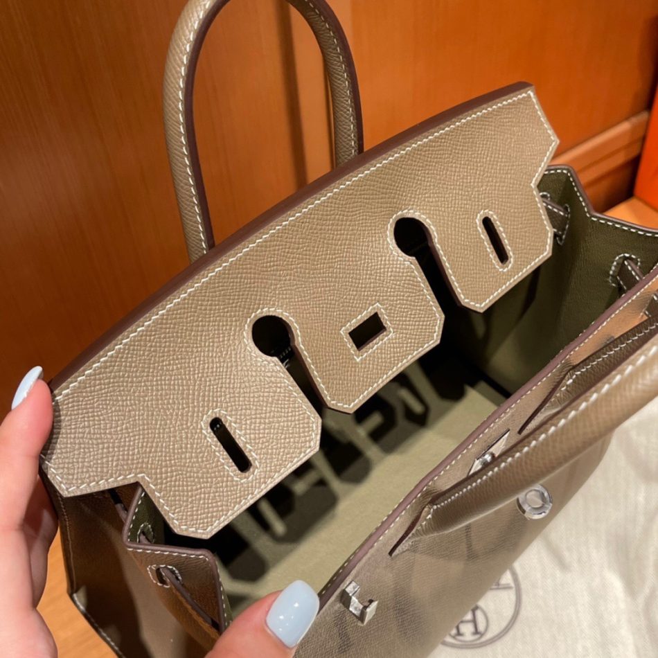 Replica Hermes Top Quality Replica Bag ShopEpsom Elephant Grey - high-accuracy replica luxury purse