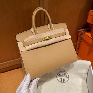 Replica Hermes Top Quality Replica Bag ShopEpsom Marsala Brown - authentic-look luxury purse replica