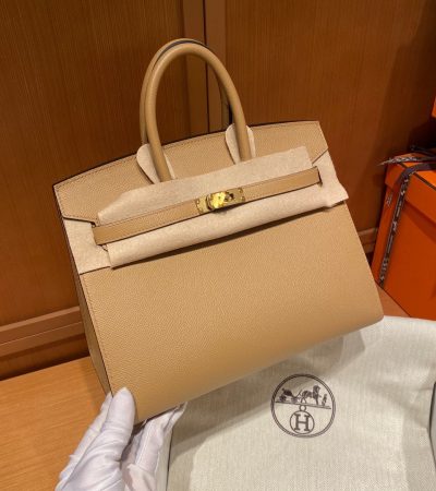 Replica Hermes Top Quality Replica Bag ShopEpsom Marsala Brown - authentic-look luxury purse replica