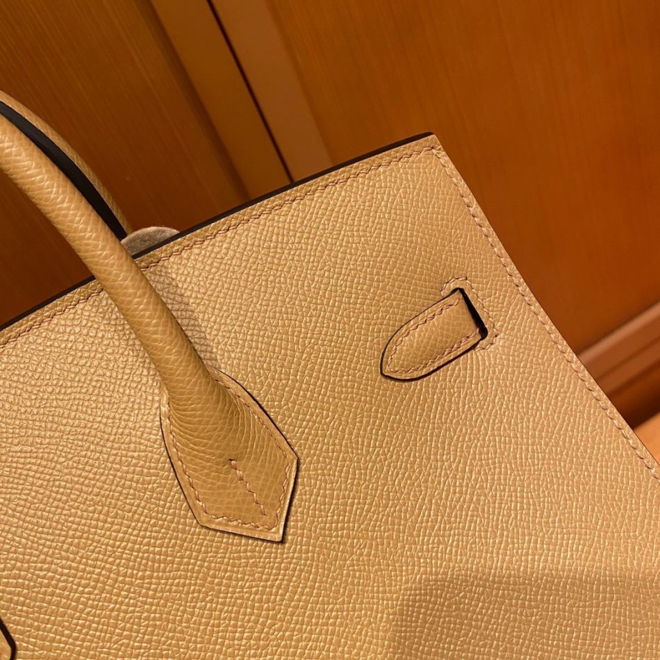 Replica Hermes Top Quality Replica Bag ShopEpsom Marsala Brown - ultra-realistic fake designer tote