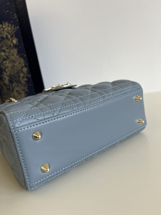 Replica Dior Lady Dior Blue ABC - 1:1 designer replica handbag