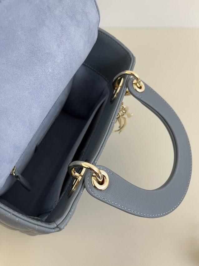 Replica Dior Lady Dior Blue ABC - elite superclone designer purse