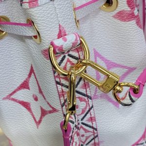Replica Louis Vuitton Nano Noe White Pink - premium-grade designer purse dupe