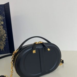 Replica Dior Signature Top Handle Black - 1:1 designer replica handbag