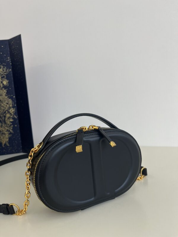 Replica Dior Signature Top Handle Black - 1:1 designer replica handbag