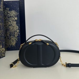 Replica Dior Signature Top Handle Black - elite superclone designer purse
