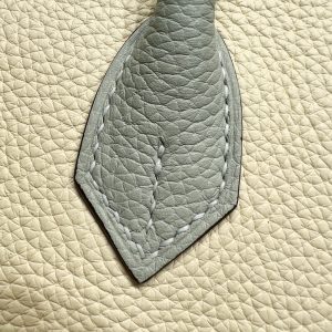 Replica Hermes Top Quality Replica Bag ShopHaze Blue Cream White - near-authentic luxury replica handbag