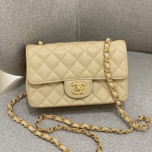 Replica CHANEL Classic Flap 20cm Apricot - high-quality designer bag clone
