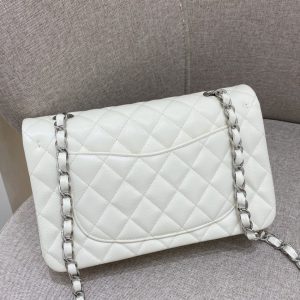 Replica CHANEL Classic Flap 23cm White - elite superclone designer purse