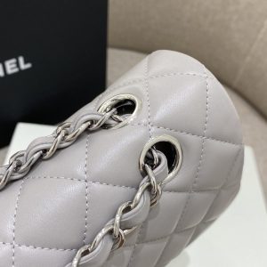 Replica CHANEL Classic Flap 23cm Dove Grey - premium-grade designer purse dupe