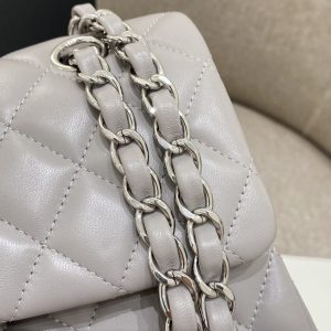 Replica CHANEL Classic Flap 23cm Dove Grey - high-end fake designer purse