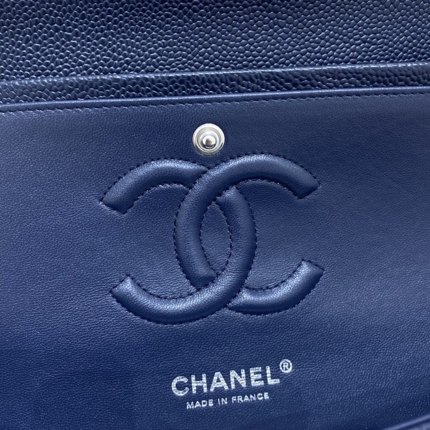 Replica CHANEL Classic Flap 25cm Sea Blue - top-rated replica designer bag
