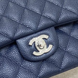 Replica CHANEL Classic Flap 25cm Sea Blue - top-rated replica designer bag
