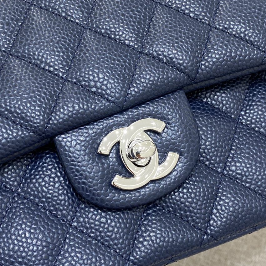 Replica CHANEL Classic Flap 25cm Sea Blue - top-rated replica designer bag