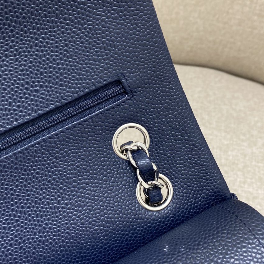 Replica CHANEL Classic Flap 25cm Sea Blue - top-rated replica designer bag