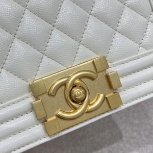 Replica CHANEL Le Boy White - premium-grade designer purse dupe