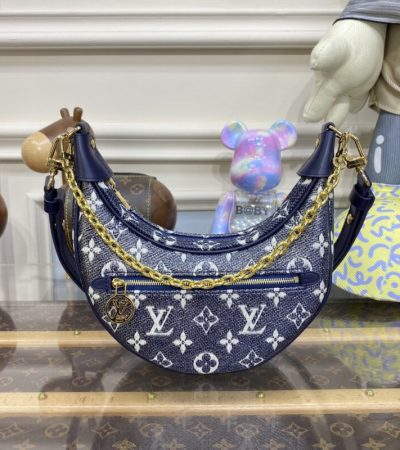Replica Louis Vuitton Loop Denim Canvas - top-tier luxury replica shoulder bag