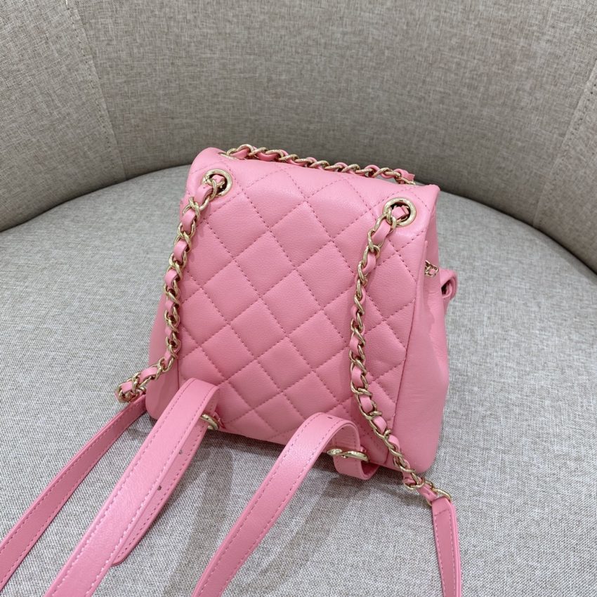 Replica CHANEL 23A Backpack Small Pink - ultra-realistic fake designer tote