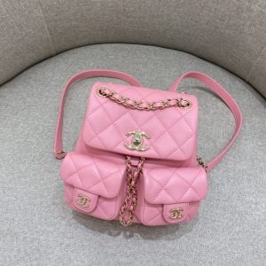 Replica CHANEL 23A Backpack Small Pink - high-accuracy replica luxury purse