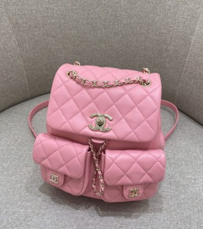 Replica CHANEL 23A Backpack Small Pink - high-quality designer bag clone