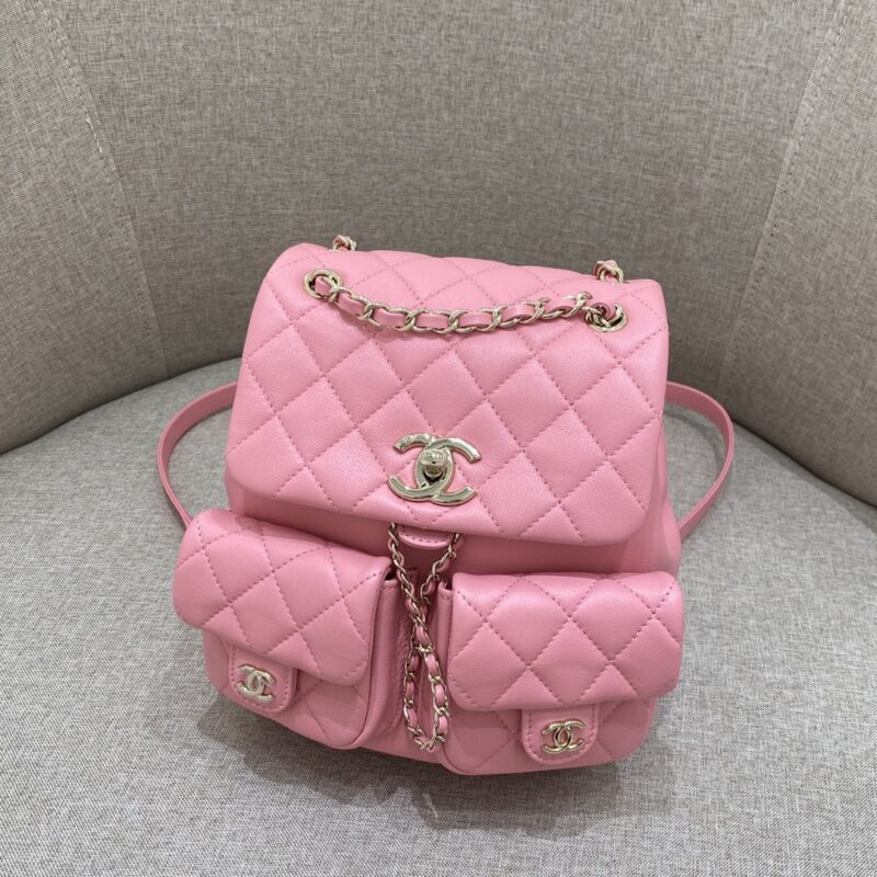 Replica CHANEL 23A Backpack Small Pink - high-quality designer bag clone