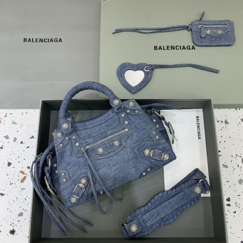 Replica Balenciaga Le City Denim - top-rated replica designer bag