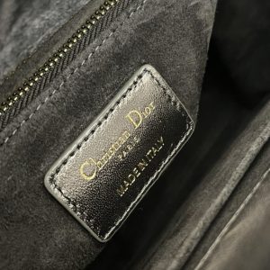 Replica Lady Dior Platinum Metallic ABC - premium 1:1 fake handbag model