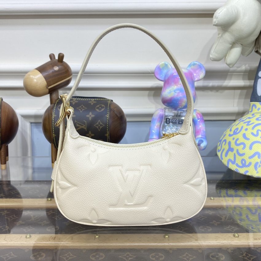 Replica Louis Vuitton Mini Moon White - authentic-look luxury purse replica