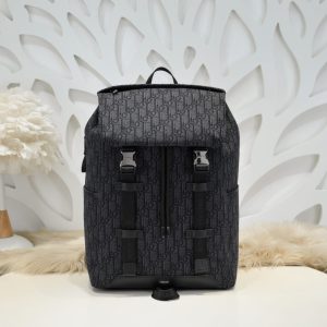 Replica DIOR Explorer Backpack Black - high-end fake designer purse