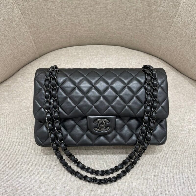 Replica CHANEL Classic Flap 25cm All Black - realistic designer-inspired fake bag