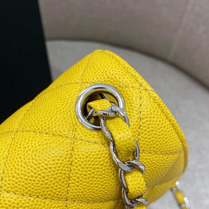 Replica CHANEL Classic Flap 17cm Bright Yellow - premium-grade designer purse dupe