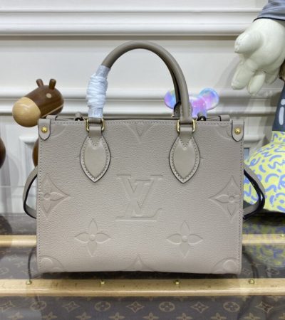 Replica LV OnTheGo PM Beige - realistic designer-inspired fake bag