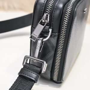 Replica Dior Zipped Pouch Diamond Black - 1:1 designer replica handbag