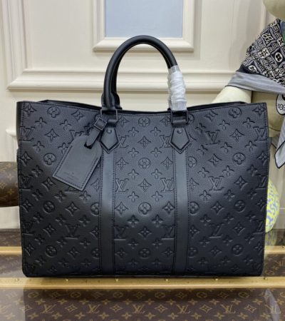 Replica Louis Vuitton Sac Plat 24H Large Black - elite superclone designer purse