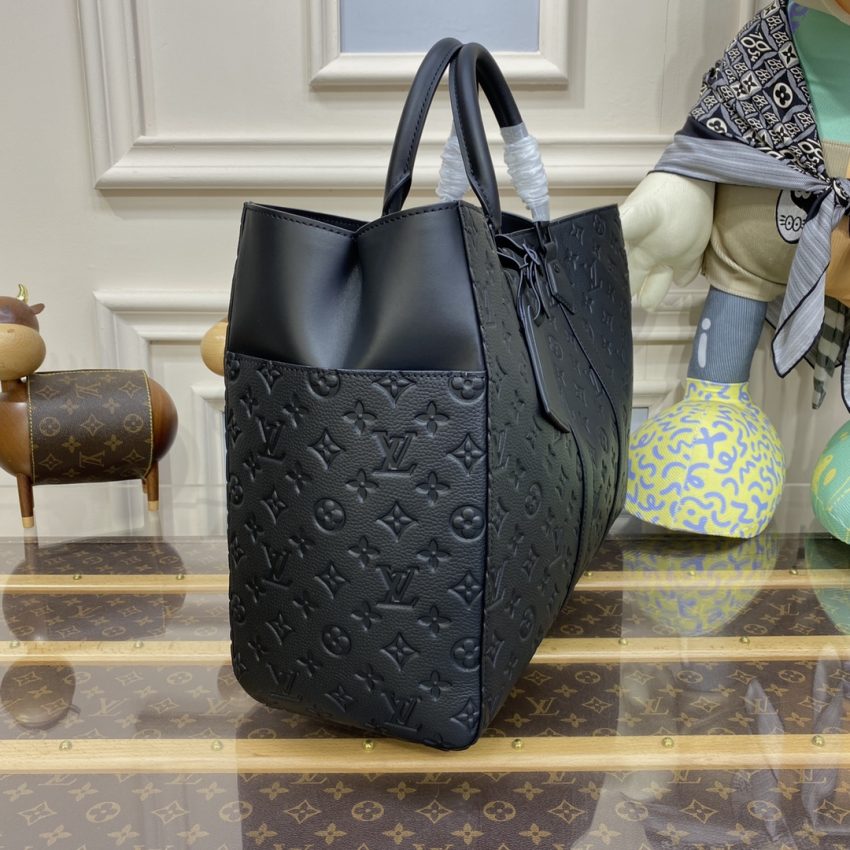 Replica Louis Vuitton Sac Plat 24H Large Black - ultra-realistic fake designer tote