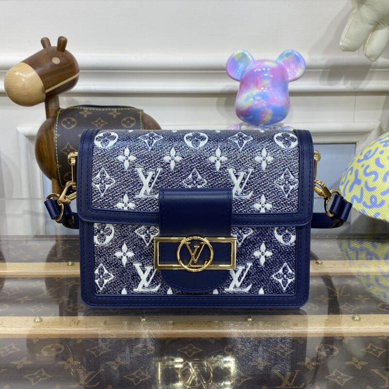 Replica Louis Vuitton Dauphine Mini Blue - high-accuracy replica luxury purse