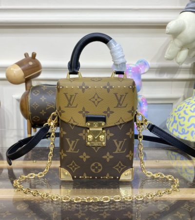Replica Louis Vuitton Camera Box Brown - top-tier luxury replica shoulder bag