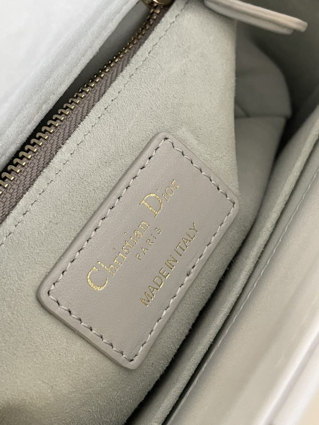 Replica Lady Dior Sky Blue ABC - premium 1:1 fake handbag model