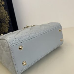 Replica Lady Dior Sky Blue ABC - high-quality designer bag clone