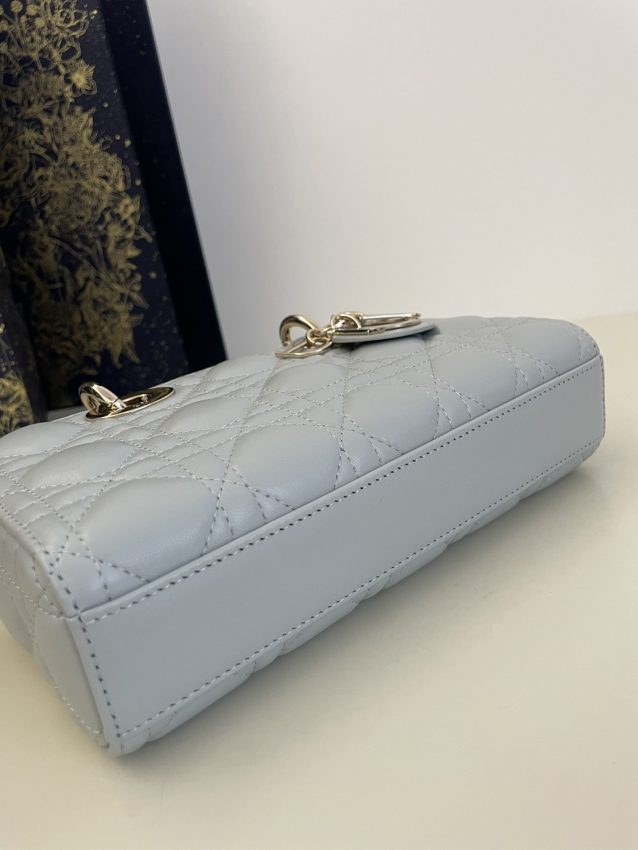 Replica Dior Lady D-Joy Bag Sky Blue - high-end fake designer purse