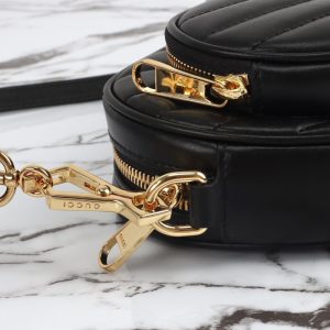 Replica Gucci Interlocking G Mini Heart Black - best quality luxury bag dupe