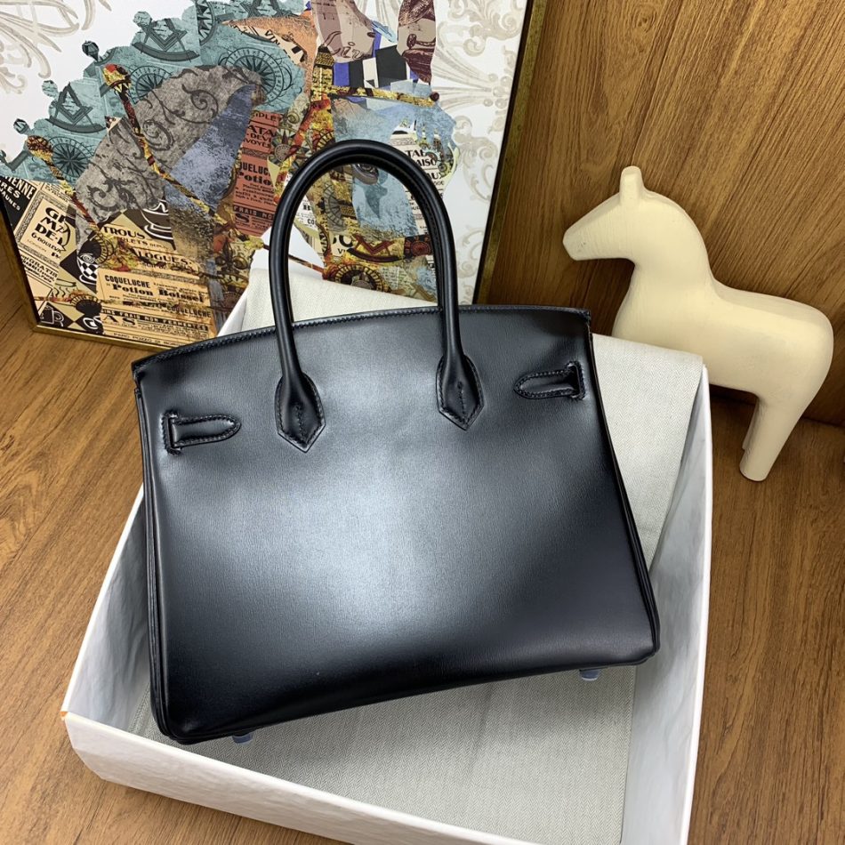 Replica Hermes Top Quality Replica Bag ShopRoyal Box Black - 1:1 designer replica handbag