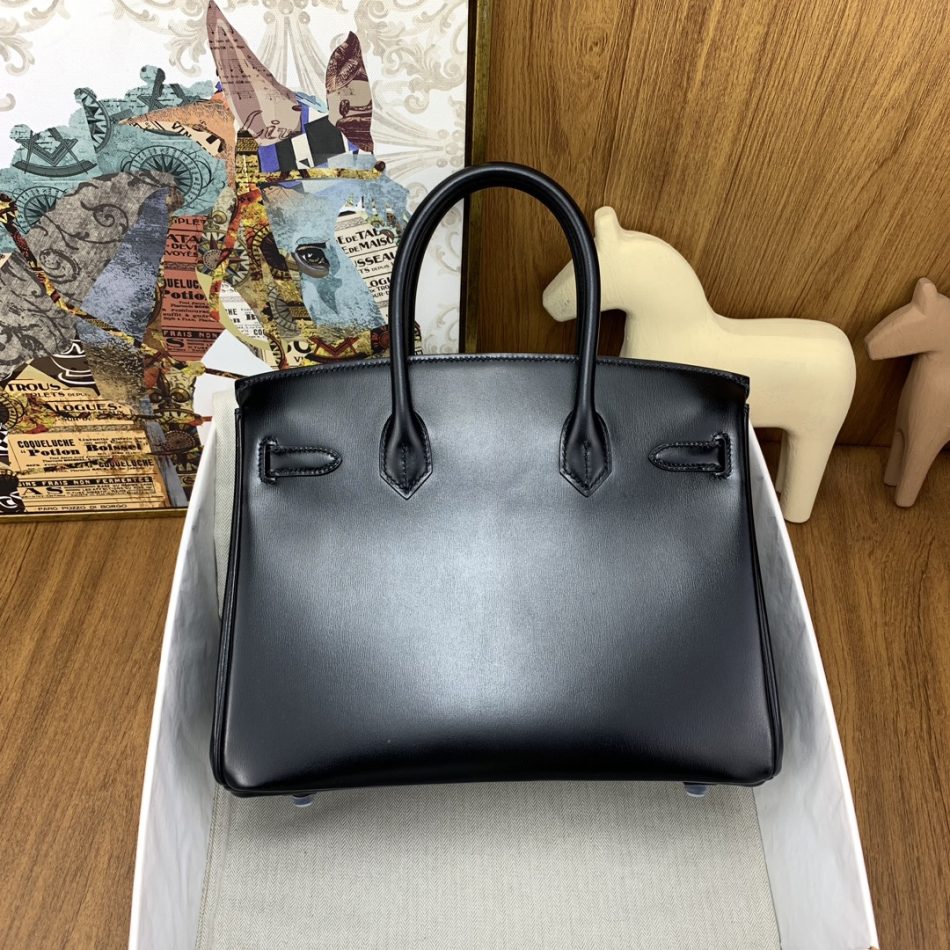 Replica Hermes Top Quality Replica Bag ShopRoyal Box Black - realistic designer-inspired fake bag