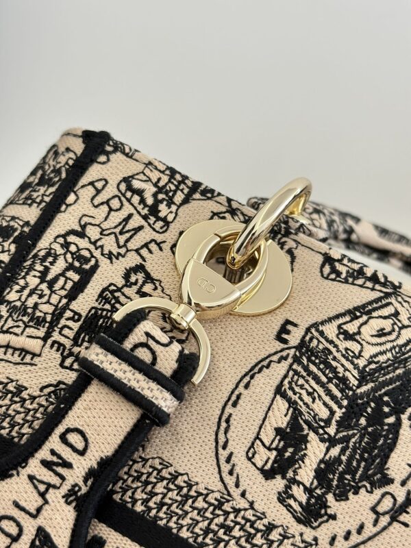 Replica Lady Dior D-Lite Beige Paris - best quality luxury bag dupe