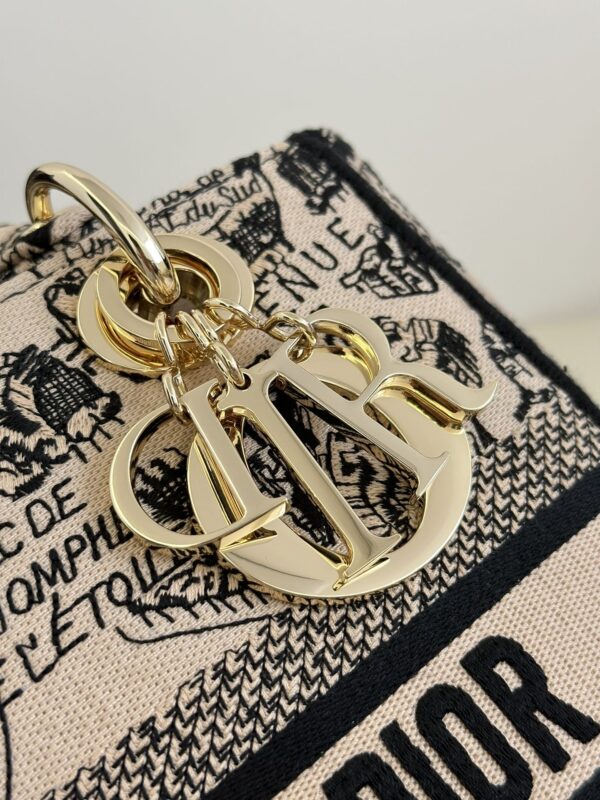 Replica Lady Dior D-Lite Beige Paris - high-accuracy replica luxury purse