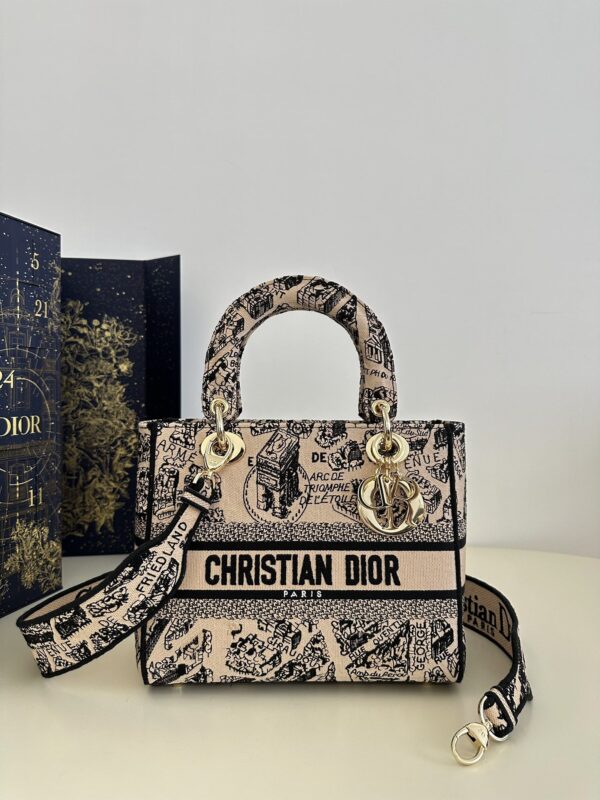 Replica Lady Dior D-Lite Beige Paris - high-accuracy replica luxury purse