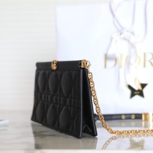 Replica Dior Miss Caro Noire Clutch - best quality luxury bag dupe